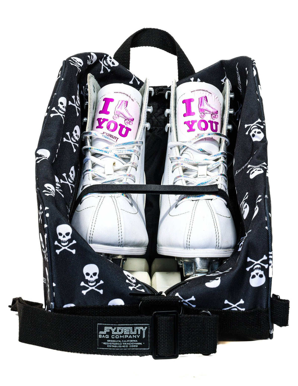 98206: High Roller Skate Bag | Danger Danger Skull