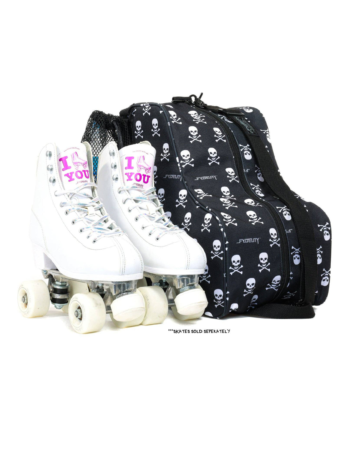 98206: High Roller Skate Bag | Danger Danger Skull