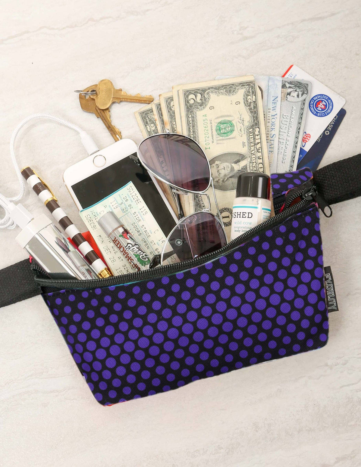 83835: Fanny Pack | Ultra Slim| Chrom Half