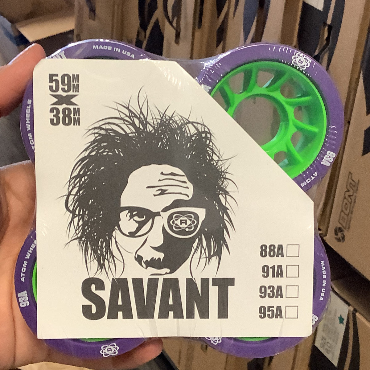Atom Savant Purple Wheels 93A