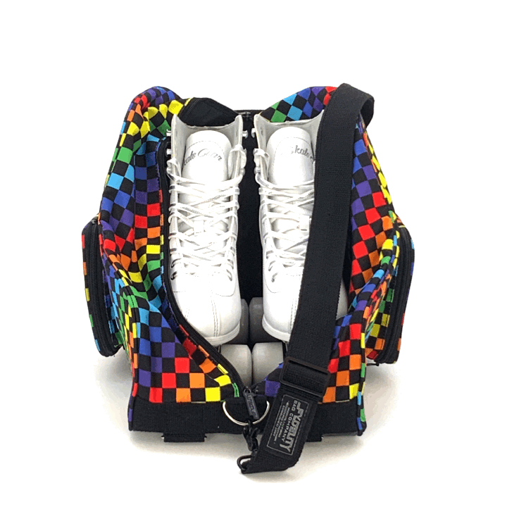 98101: Freewheelin' Roller Skate Bag Pack | INDY Rainbow Black
