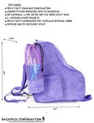 98134: Freewheelin' Roller Skate Bag Pack | Corduroy Purple