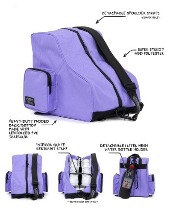 98104: Freewheelin' Roller Skate Bag Pack | Lavender