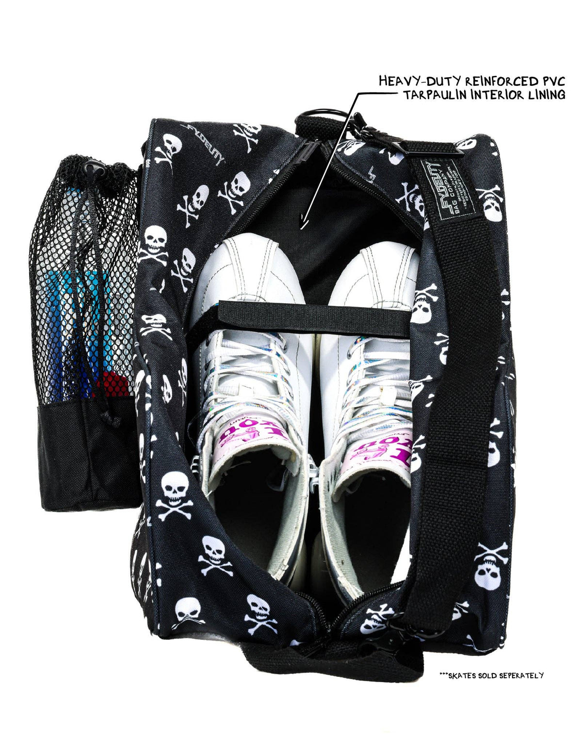 98206: High Roller Skate Bag | Danger Danger Skull