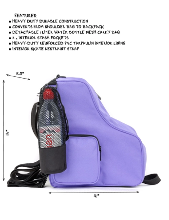 98104: Freewheelin' Roller Skate Bag Pack | Lavender
