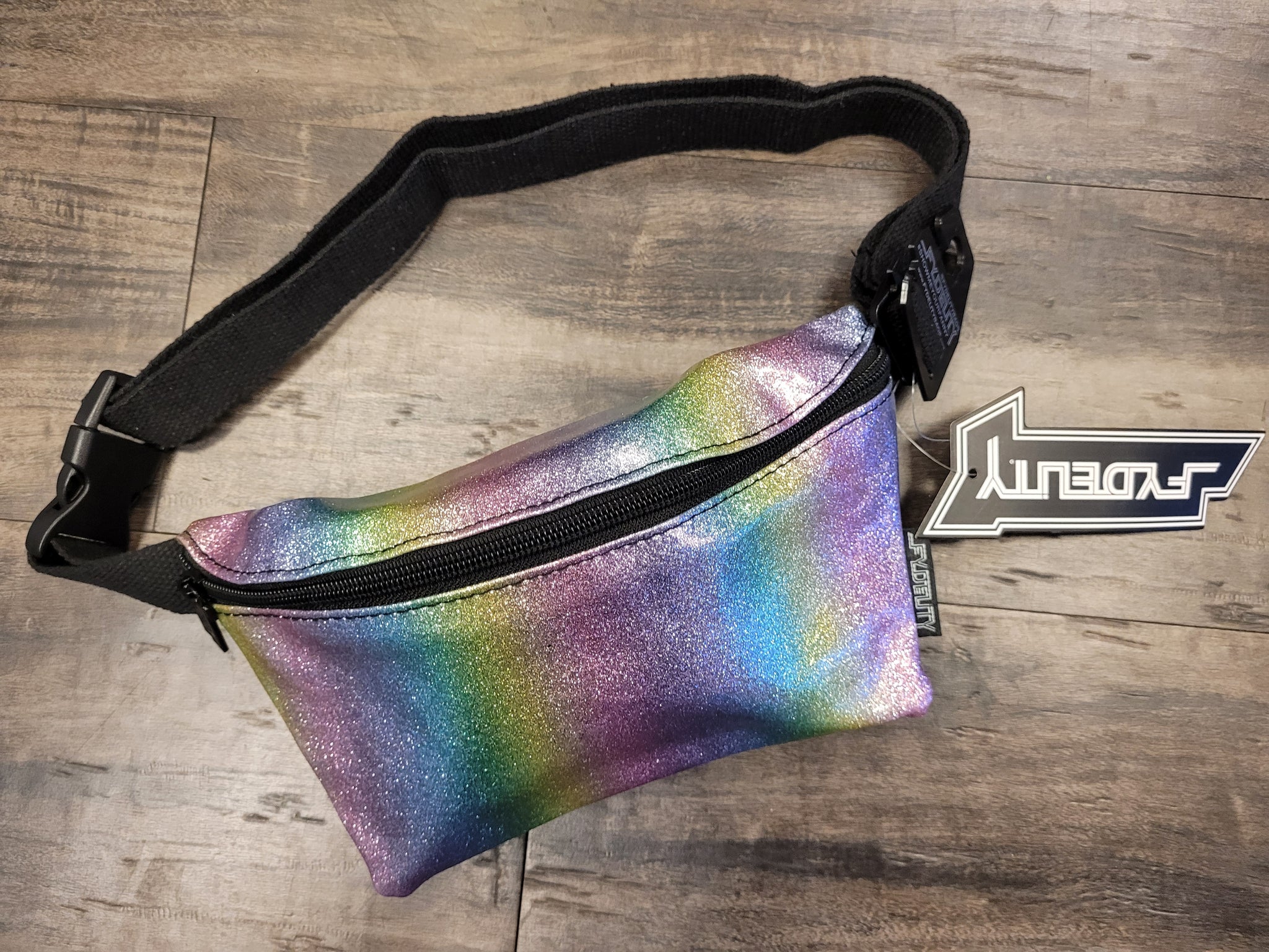 Fanny Pack Rainbow Glitter Death Drop Roller Skate Shop