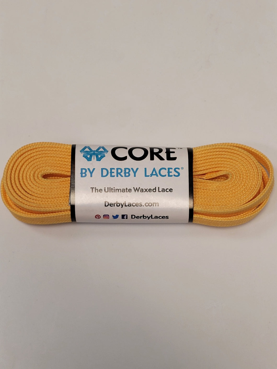 Derby Laces 96 inch - Orange Cream