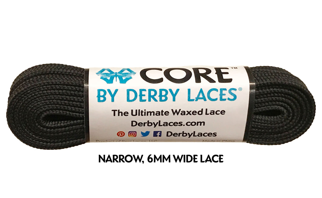 Derby Laces 72 inch - Black