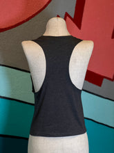 Load image into Gallery viewer, Death Drop Flower &amp; Skull Racerback Crop Top
