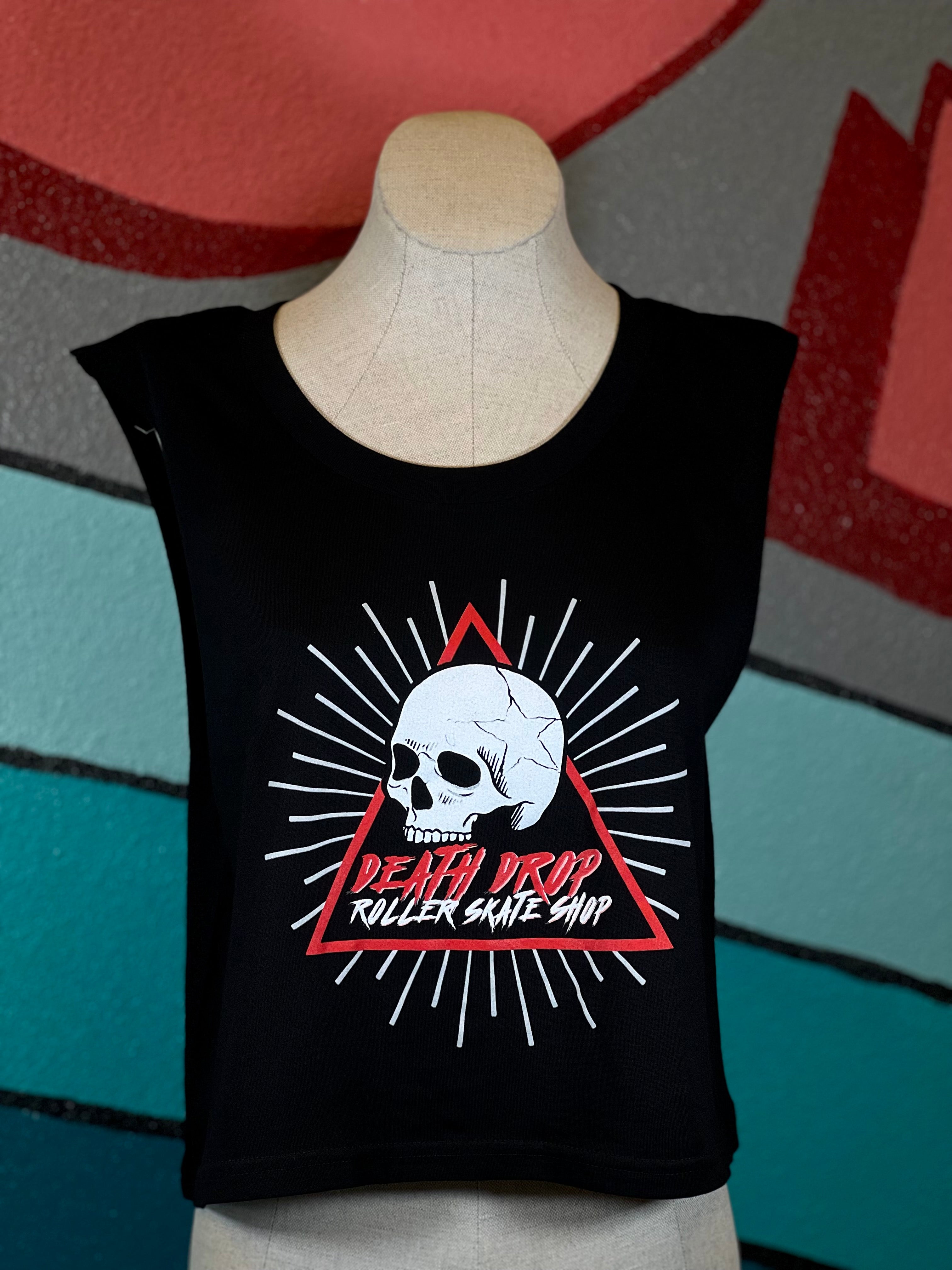Death Drop Triangle Tank Crop Top